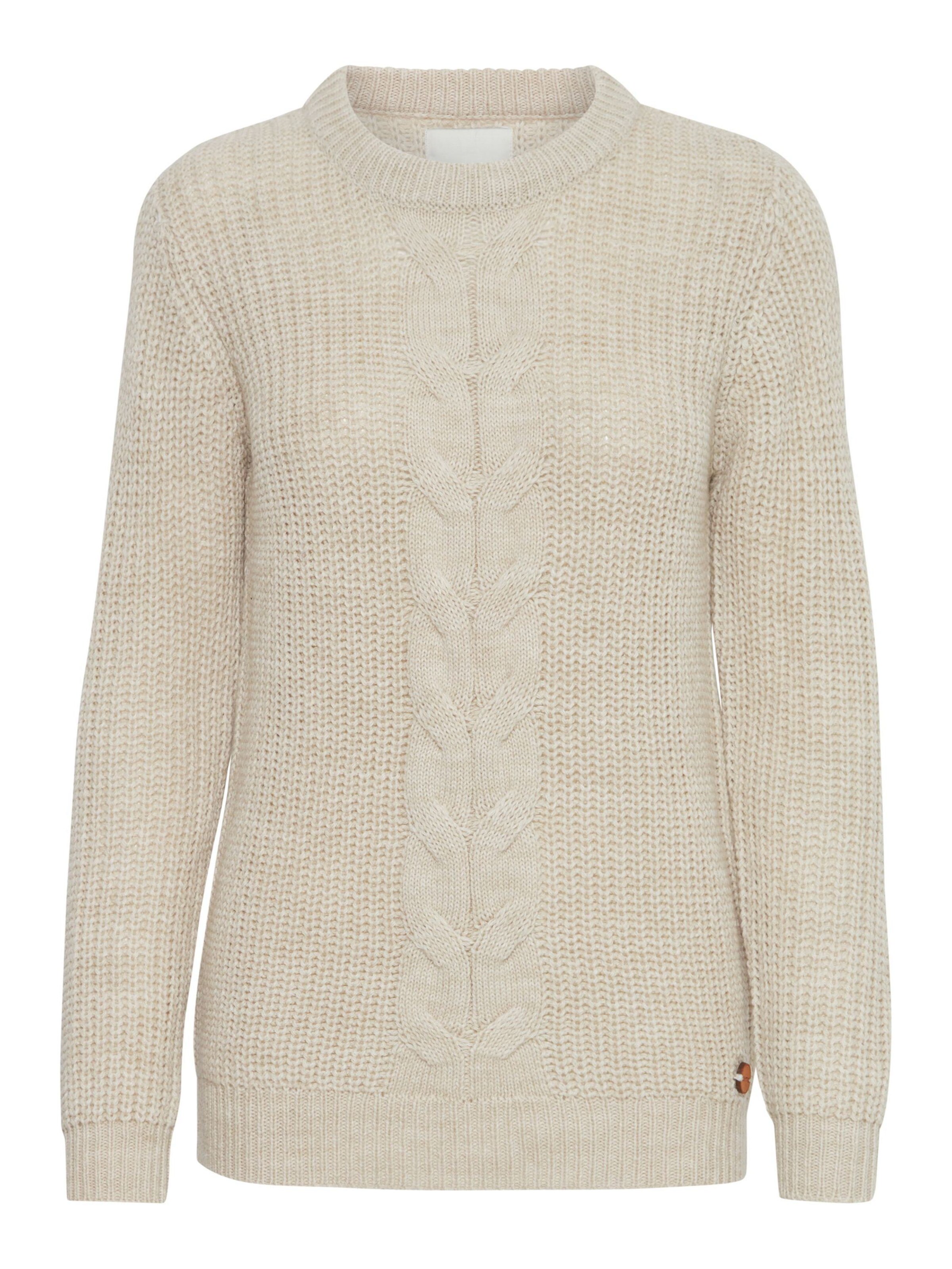 Oxmo - Pullover 'Natasja ' em bege: frente