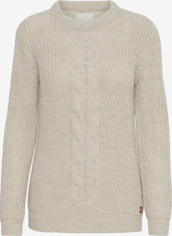 Oxmo Sweater 'Natasja ' in Beige: front