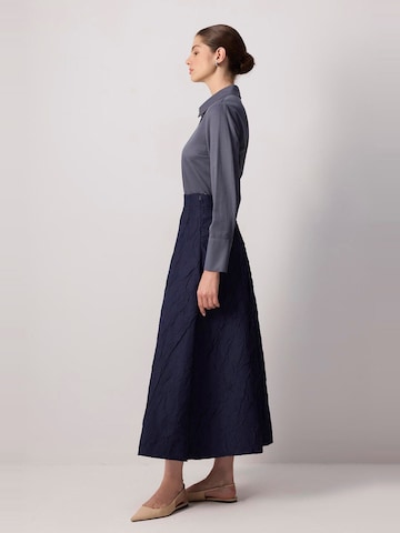 Touche Prive Skirt in Blue