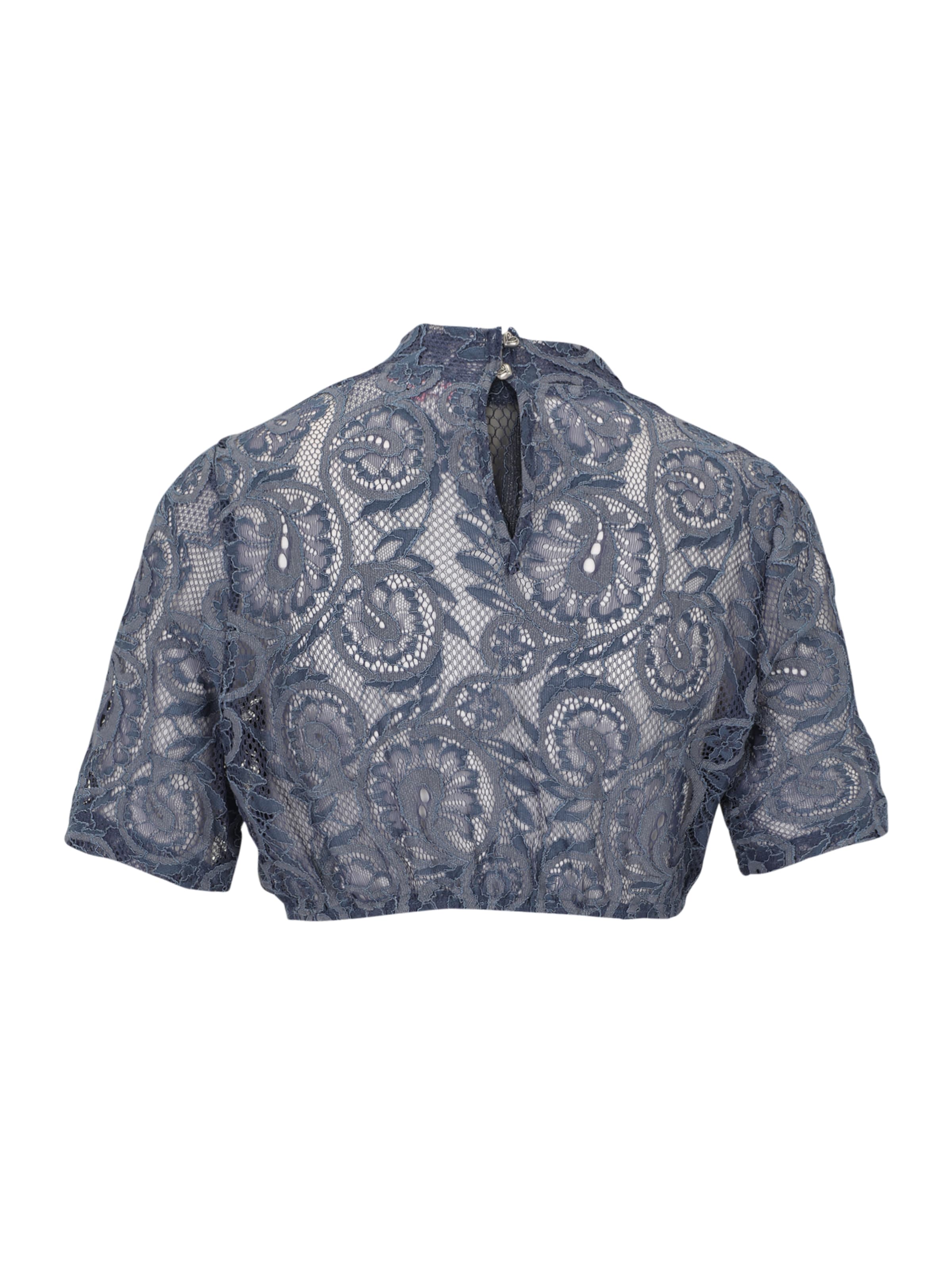 Krüger MadlDirndl bluza 'Annesca' - plava boja