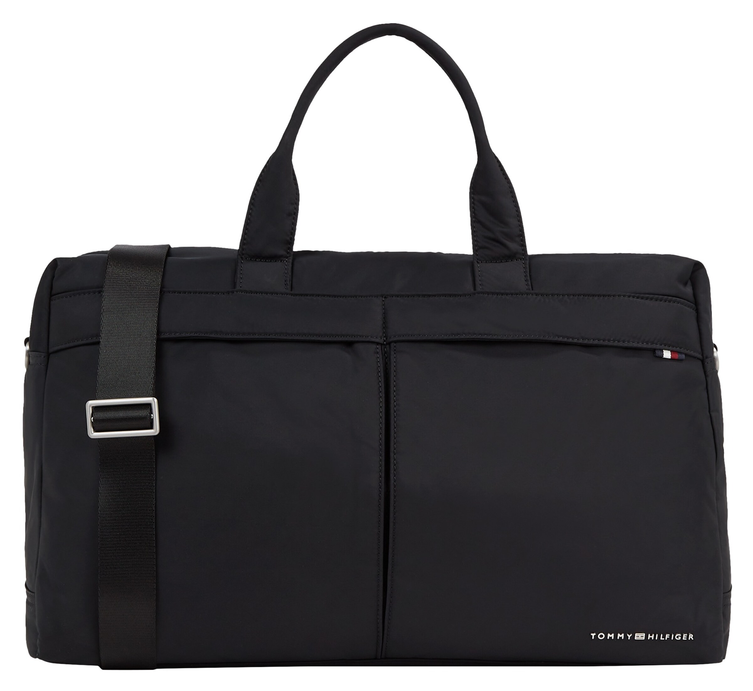TOMMY HILFIGER Weekender in Black: front
