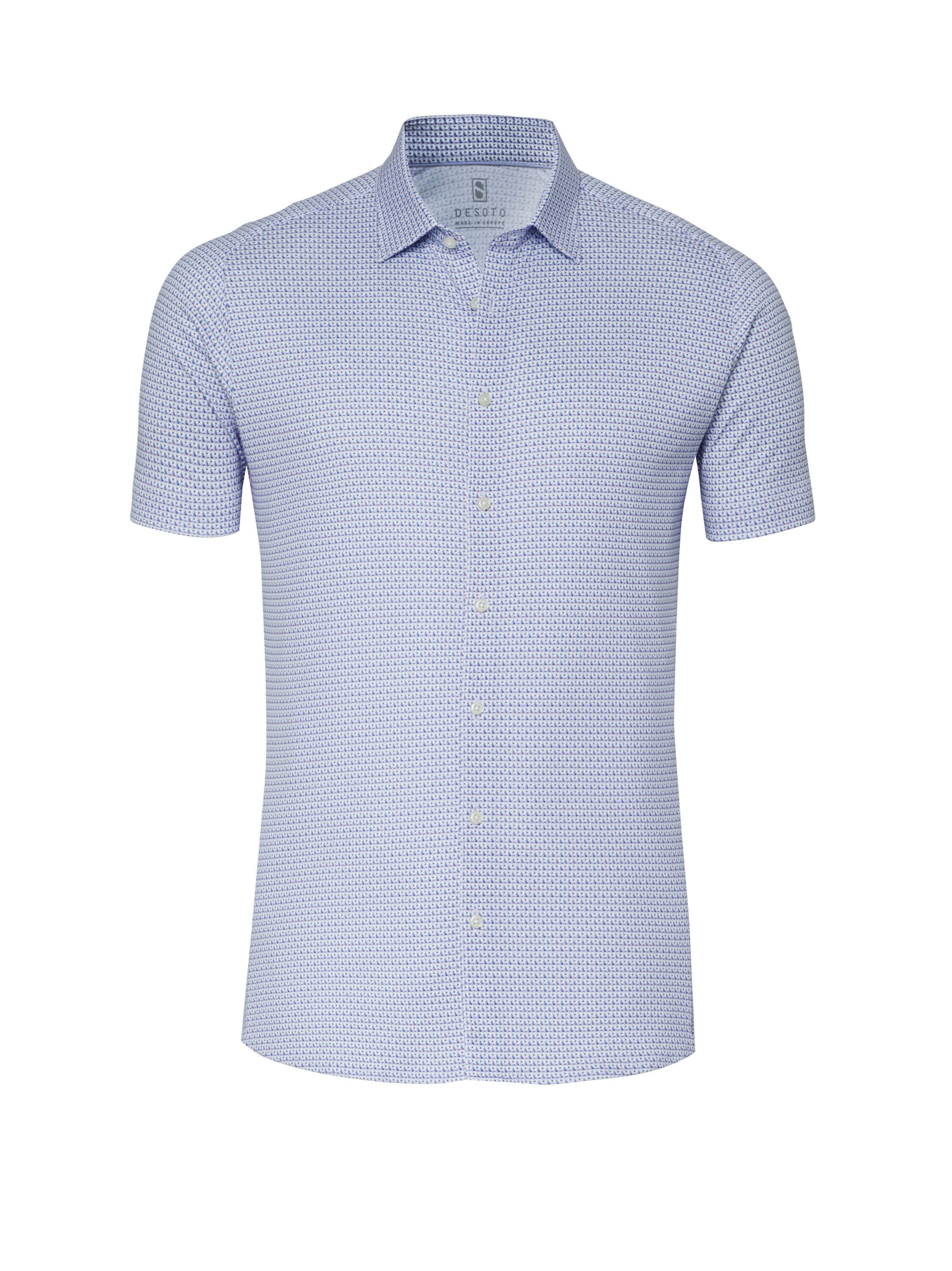 DESOTO Slim fit Overhemd in Blauw: voorkant