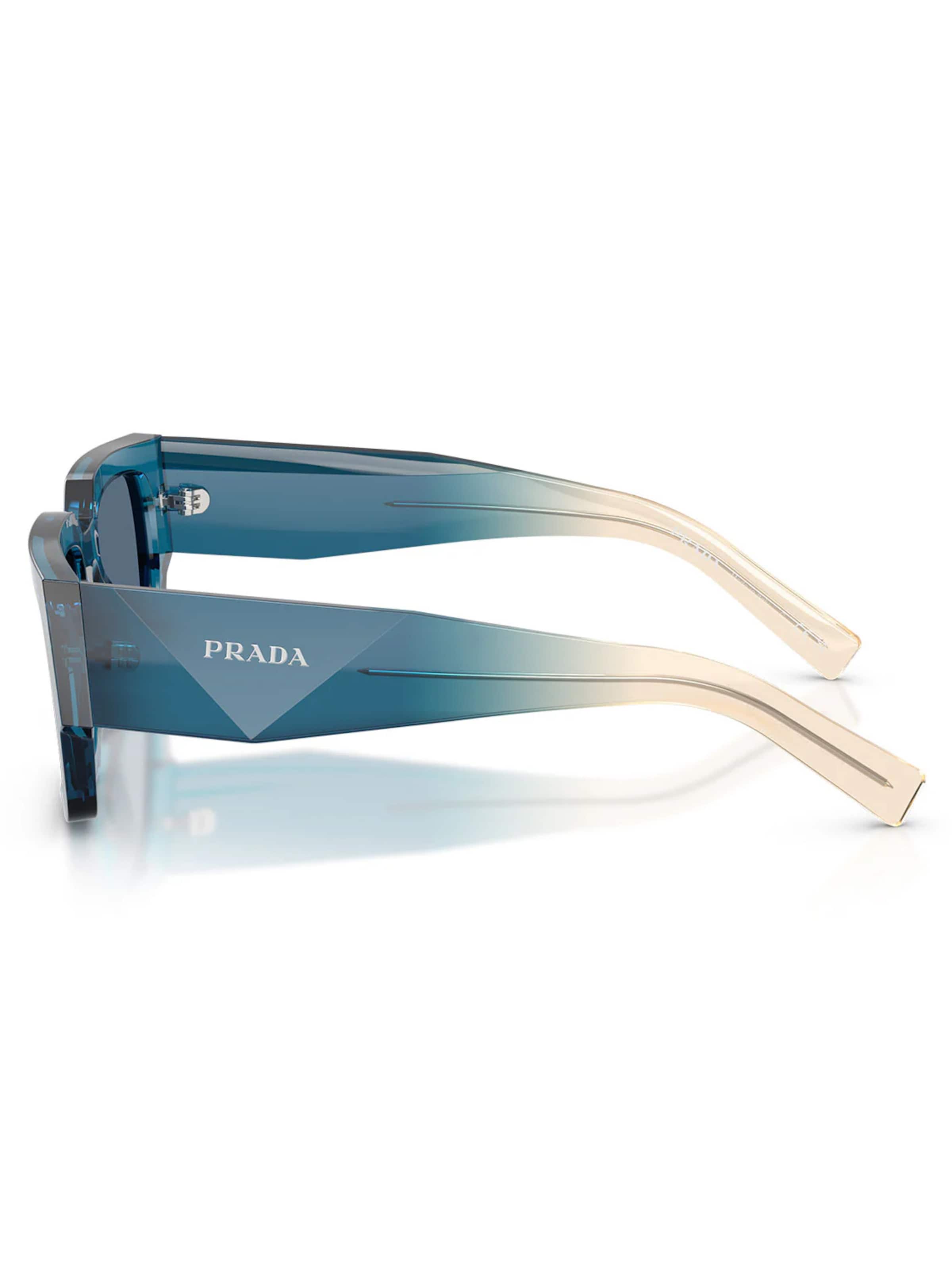 PRADA Zonnebril 'PRB17S 24F80S' in Blauw