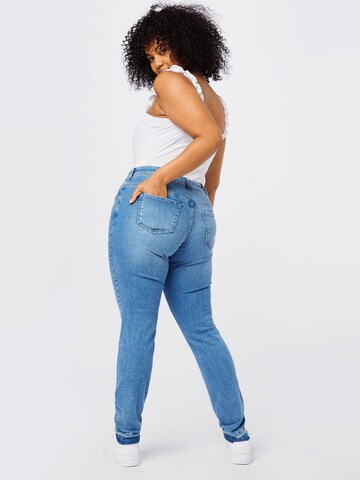 Zizzi Slimfit Jeans 'CLARA' in Blau