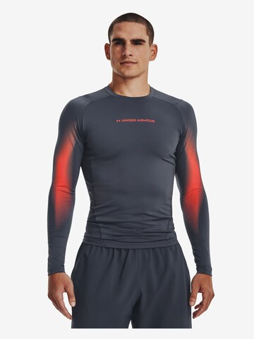 UNDER ARMOUR Performance Shirt 'Novelty' in Grey: front