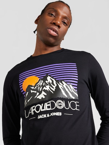 JACK & JONES Särk 'MOUNTAIN', värv must