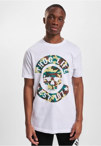 Thug Life Shirt in White: front