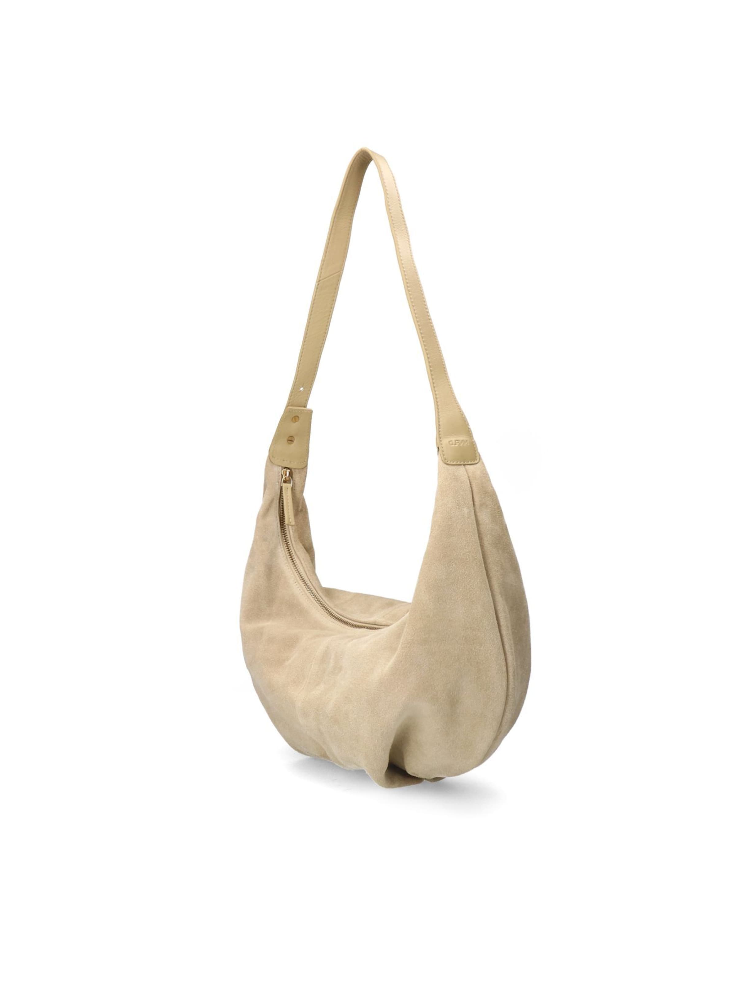 MANFIELD Schultertasche in Beige