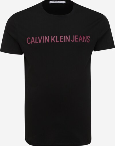 Calvin Klein Jeans Plus T-Shirt en rose / noir, Vue avec produit