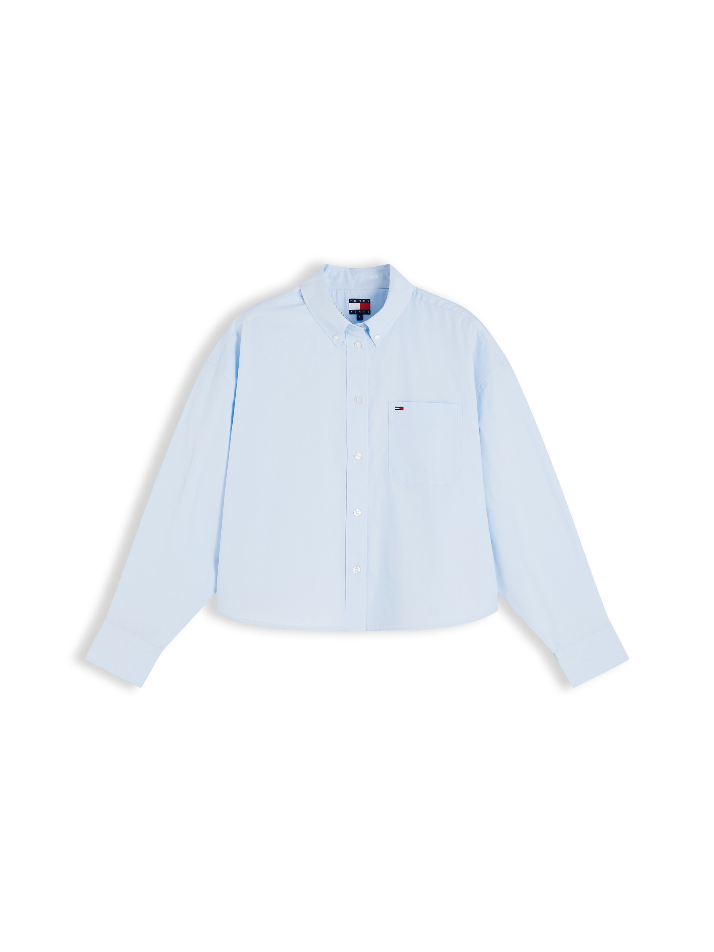 Bluză 'ESSENTIAL' de la Tommy Jeans pe albastru: față