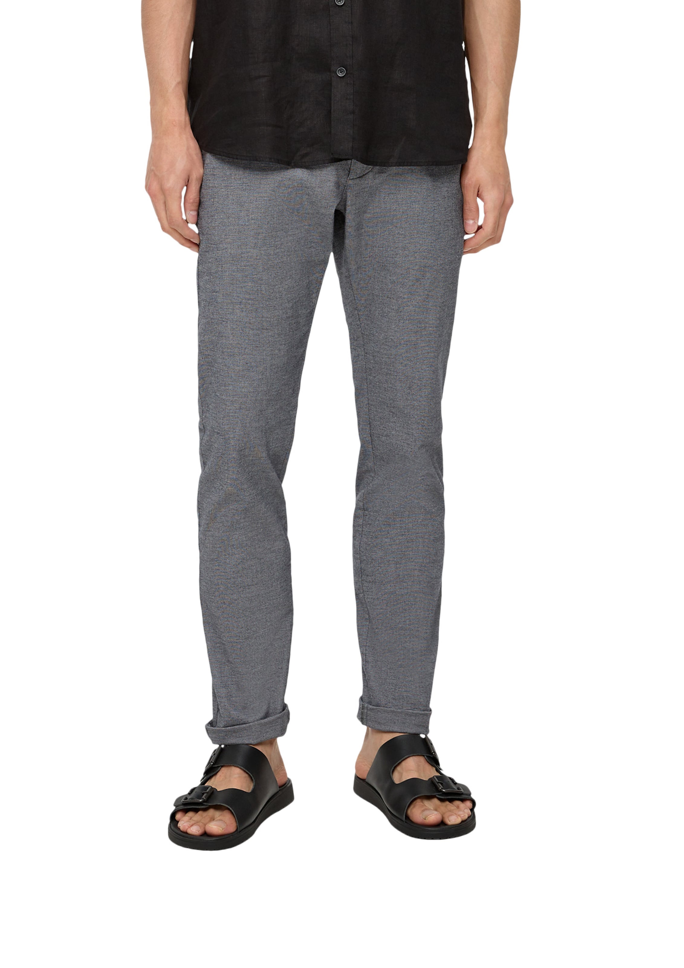 s.Oliver Slimfit Chino 'Austin' in Grijs