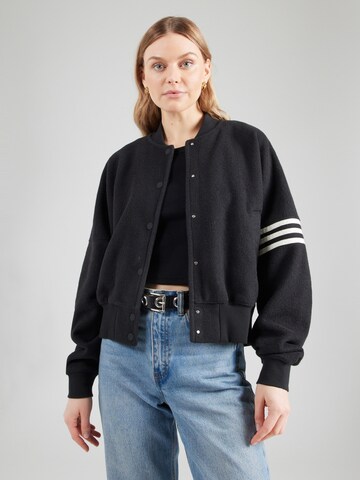 ADIDAS ORIGINALS Sweatvest in Zwart: voorkant