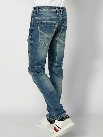 KOROSHI Regular Cargo jeans in Blue