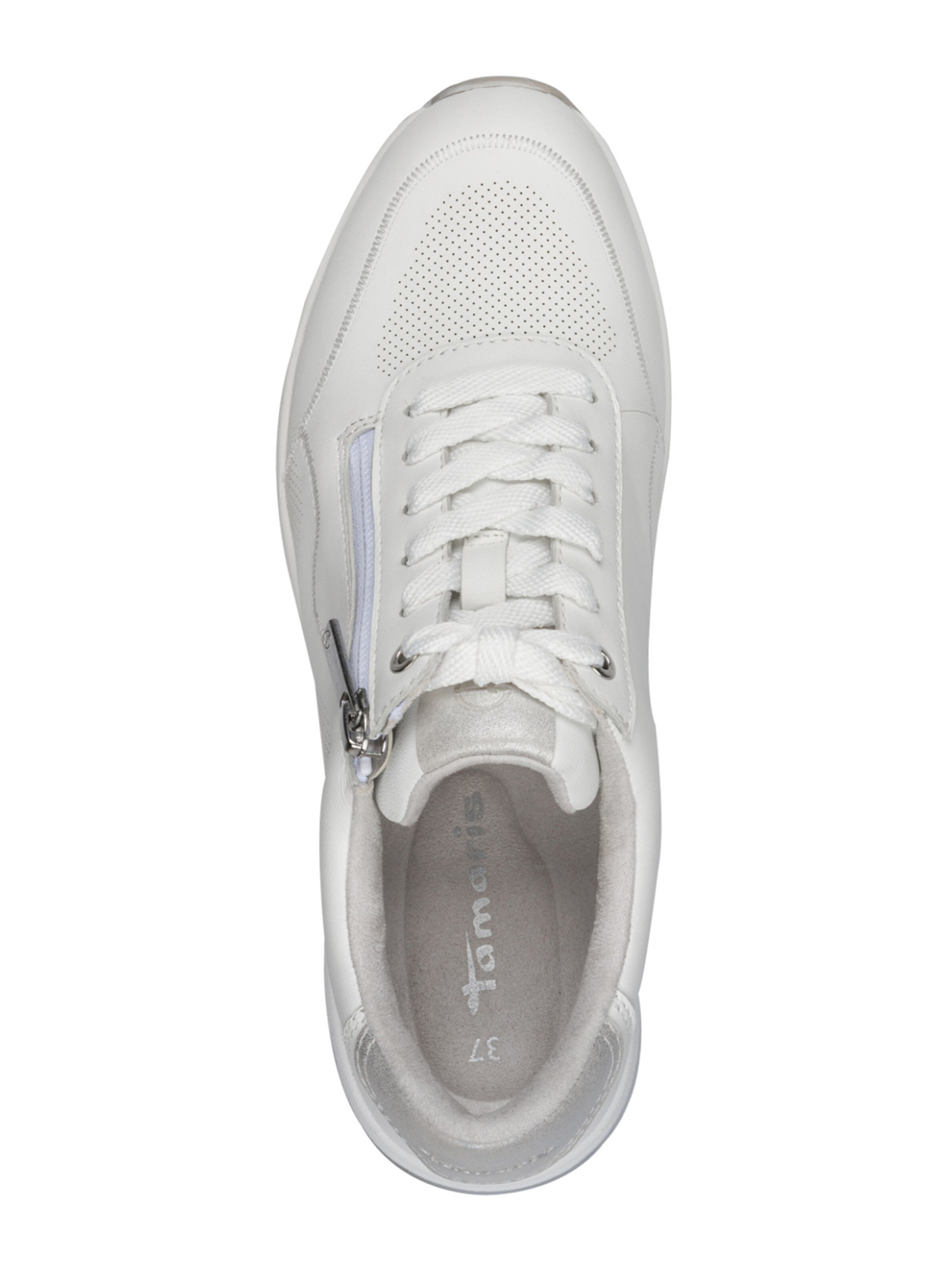 Tamaris Platform trainers in White