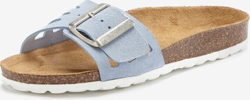 Elbsand Mules in Blue: front