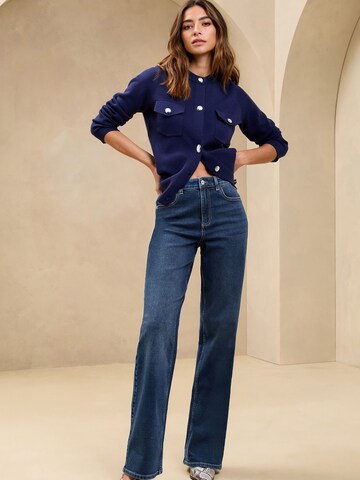 zils Lipsy Platas staras Džinsi