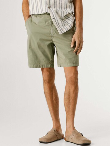 Loosefit Pantalon Pepe Jeans en vert : devant