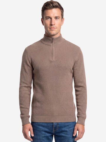 s.Oliver Pullover 'Basic'‌‌‌‌‌‌ in Braun