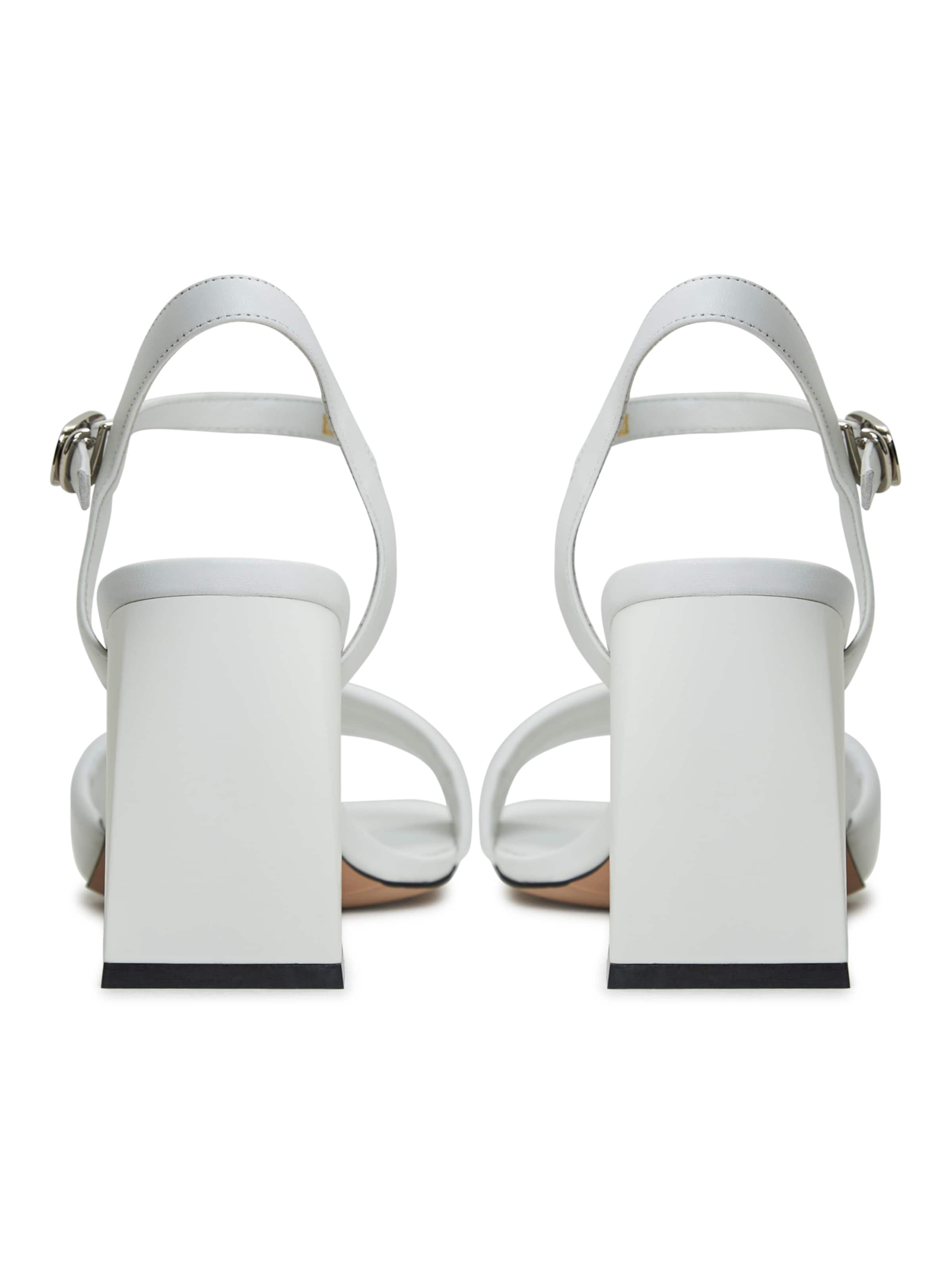 CESARE GASPARI Strap Sandals in White