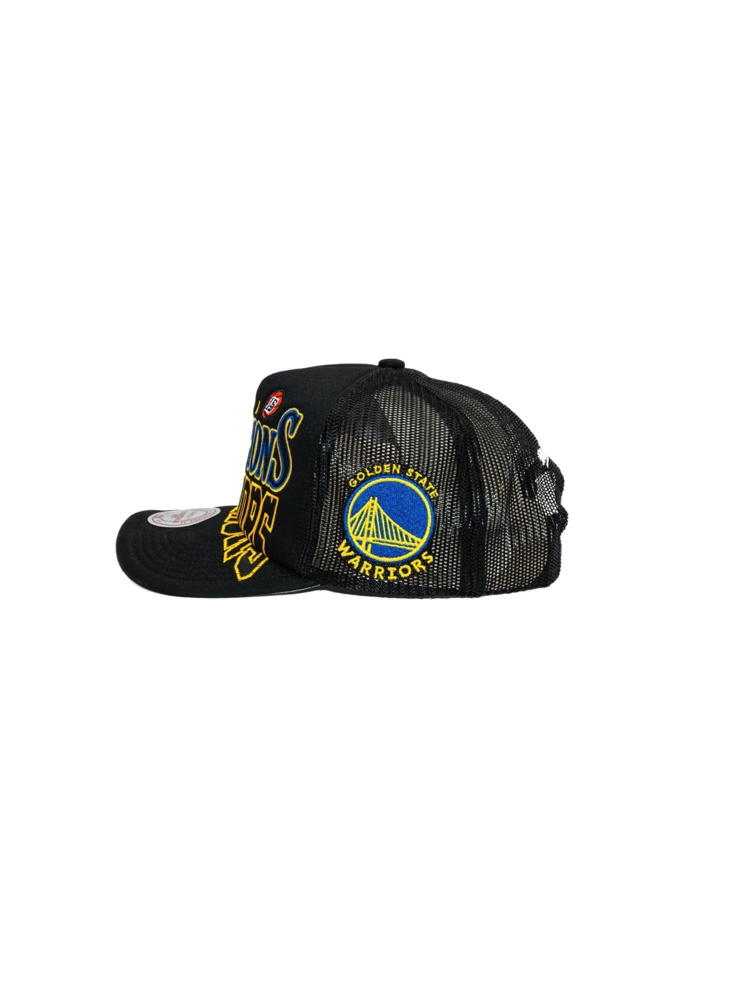 Casquette 'Gorra mitchell & ness negra golden state big champ trucker cap' Mitchell & Ness en noir
