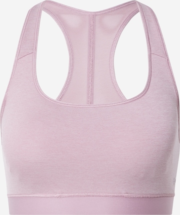 ADIDAS PERFORMANCE Bralette Sports Bra 'Powerreact' in Purple: front