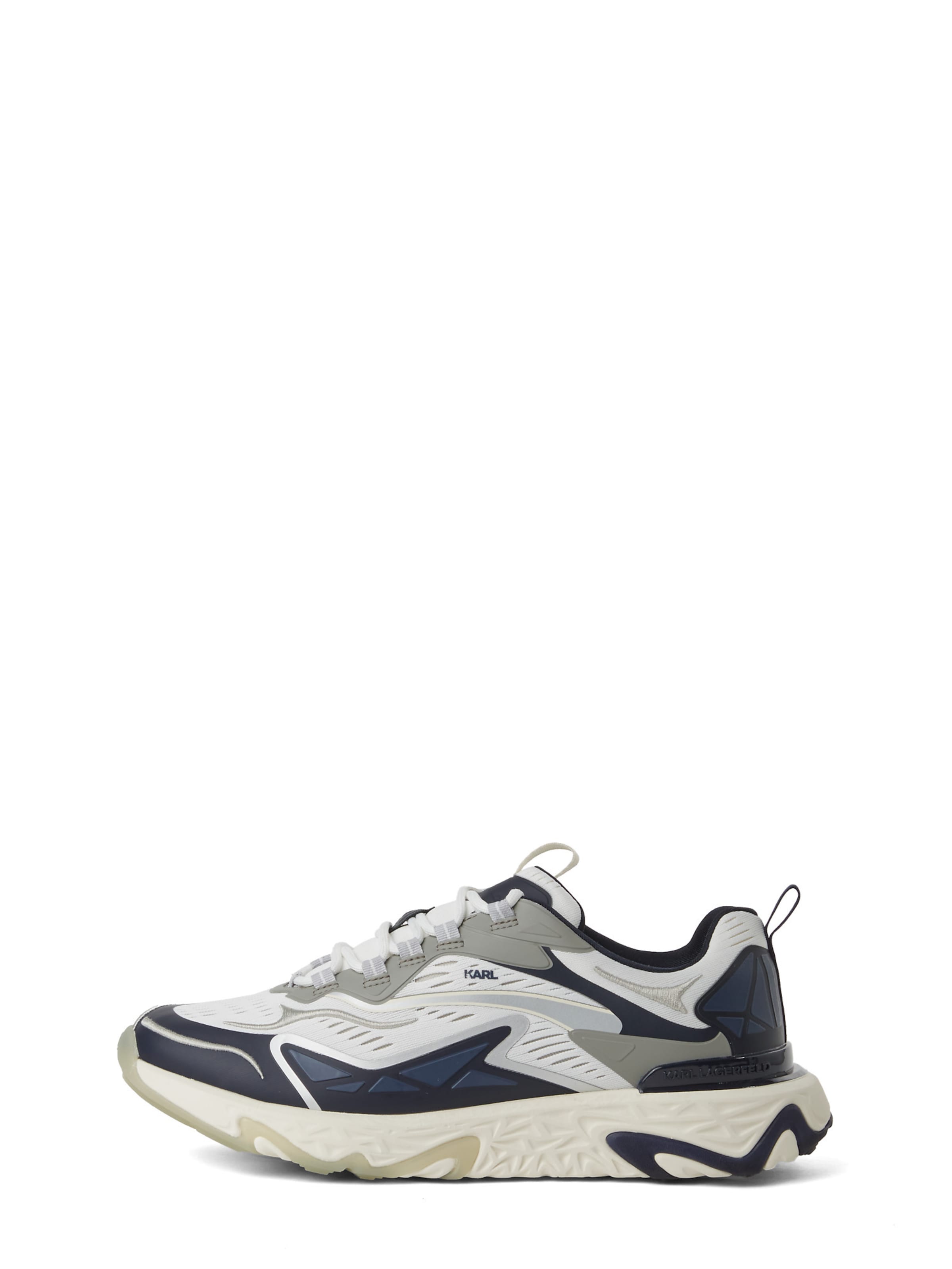 Sneaker low 'Blaze Inferno' de la Karl Lagerfeld pe albastru: față