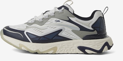 Karl Lagerfeld Matalavartiset tennarit 'Blaze Inferno' värissä tummansininen / kivenharmaa / vaaleanharmaa / valkoinen, Tuotenäkymä