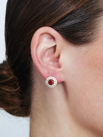Luxenter Earrings 'Riash' in Red
