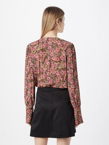PATRIZIA PEPE Blouse Bodysuit 'CAMICIA' in Pink
