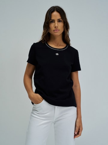 Salsa Jeans T-shirts in Schwarz: Vorderseite