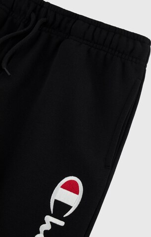 Tapered Pantaloni de la Champion Authentic Athletic Apparel pe negru