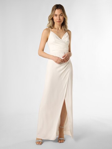 Marie Lund Evening Dress in White: front