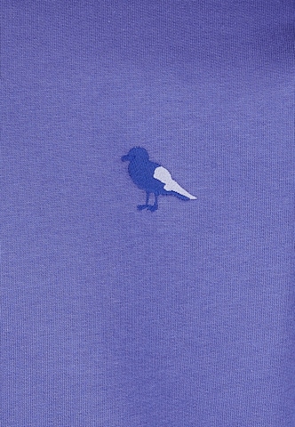 Cleptomanicx Sweatshirt 'Embro Gull Mono' in Blue