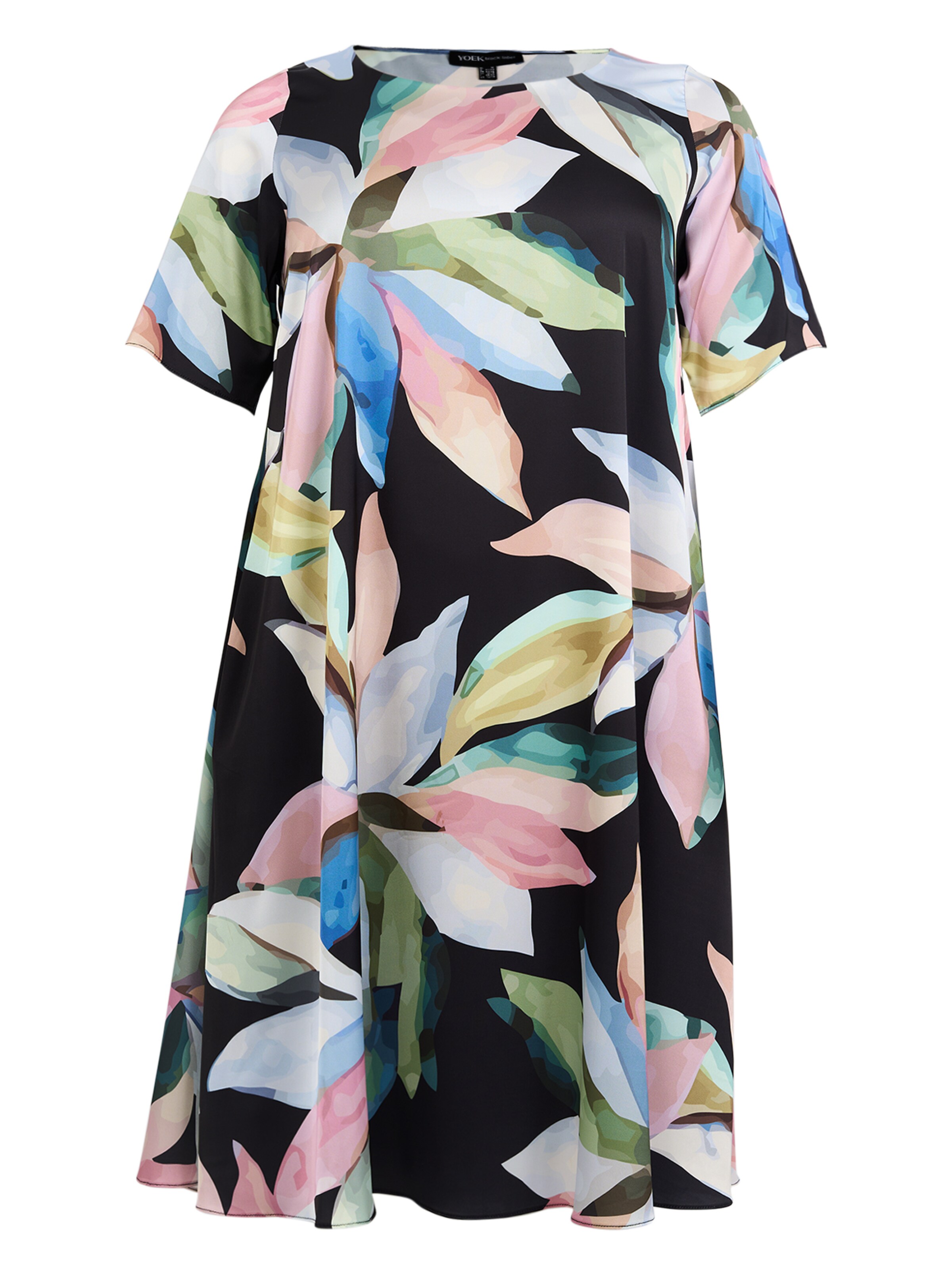 YOEK Jurk in Zwart: voorkant