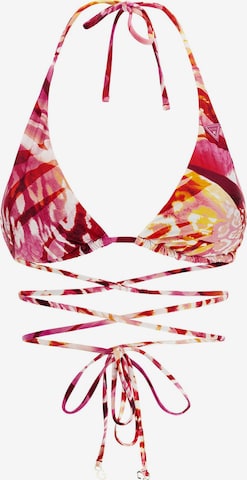 GUESS Triangel Bikinitop in Roze: voorkant