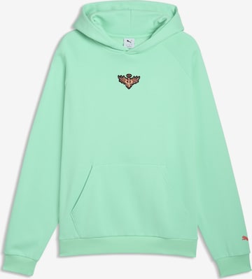 PUMA Sportsweatshirt 'Melo Alwayz On 1' in Grün: Vorderseite