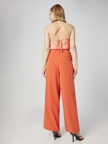 Guido Maria Kretschmer Women Široke hlačnice Hlače z naborki 'Jillian' | oranžna barva