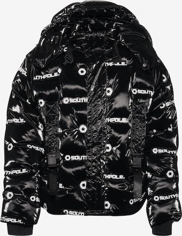 SOUTHPOLE Winter Jacket 'Storm Glacier 1.0' in Black: front