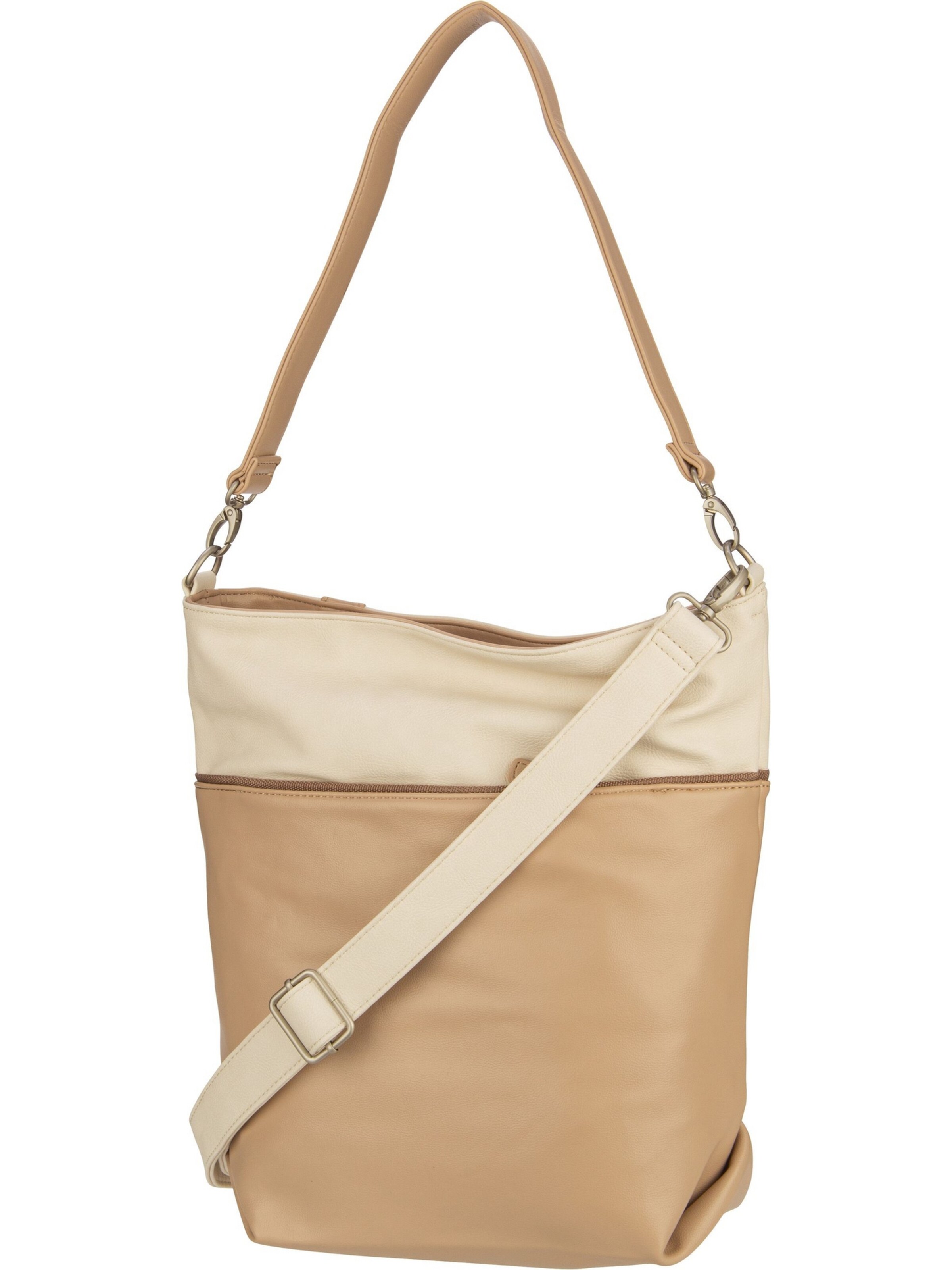 ZWEI Schoudertas 'Jana J12' in Beige