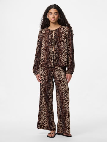 PIECES Blouse 'PCTIFFANY' in Brown