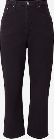 Levi's® Plus Bootcut Farkut 'Ribcage Straight Ankle ' värissä musta: etupuoli