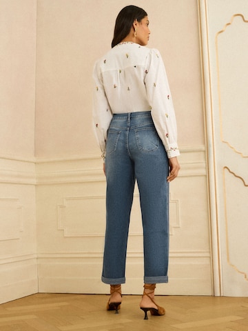 love & roses Bő szár Farmer - kék