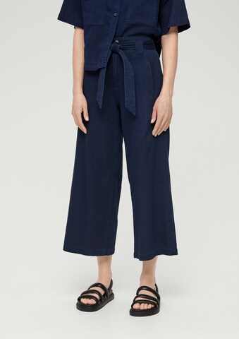 s.Oliver Wide leg Jeans in Blue: front