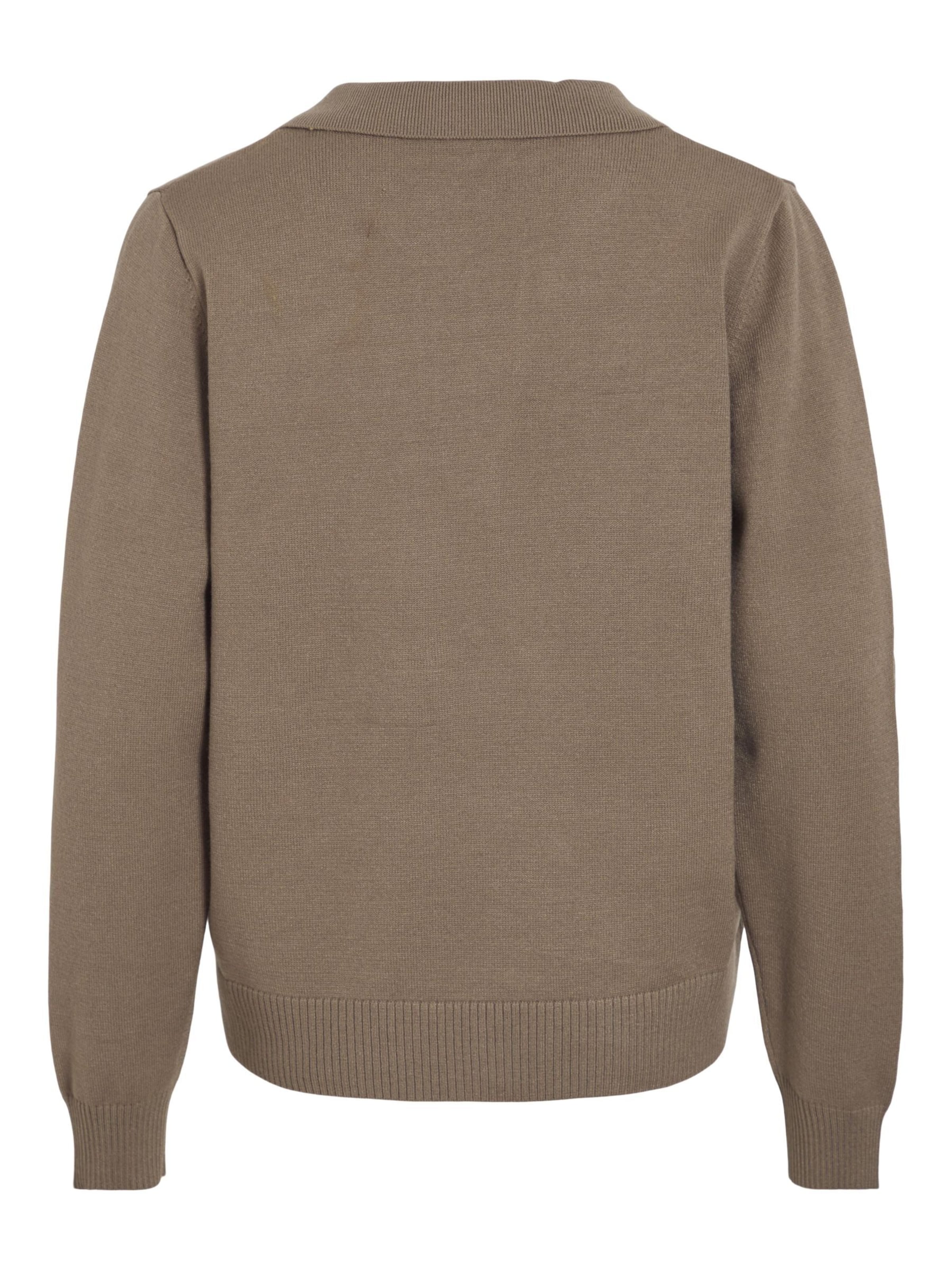 VILA Sweater in Brown