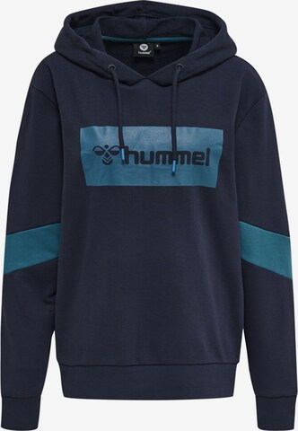 Hummel Sweatshirt in Blauw: voorkant