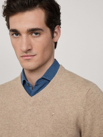 Hackett London Pullover in Beige