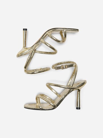 ONLY Strap sandal 'ONLAMINA-1' in Gold