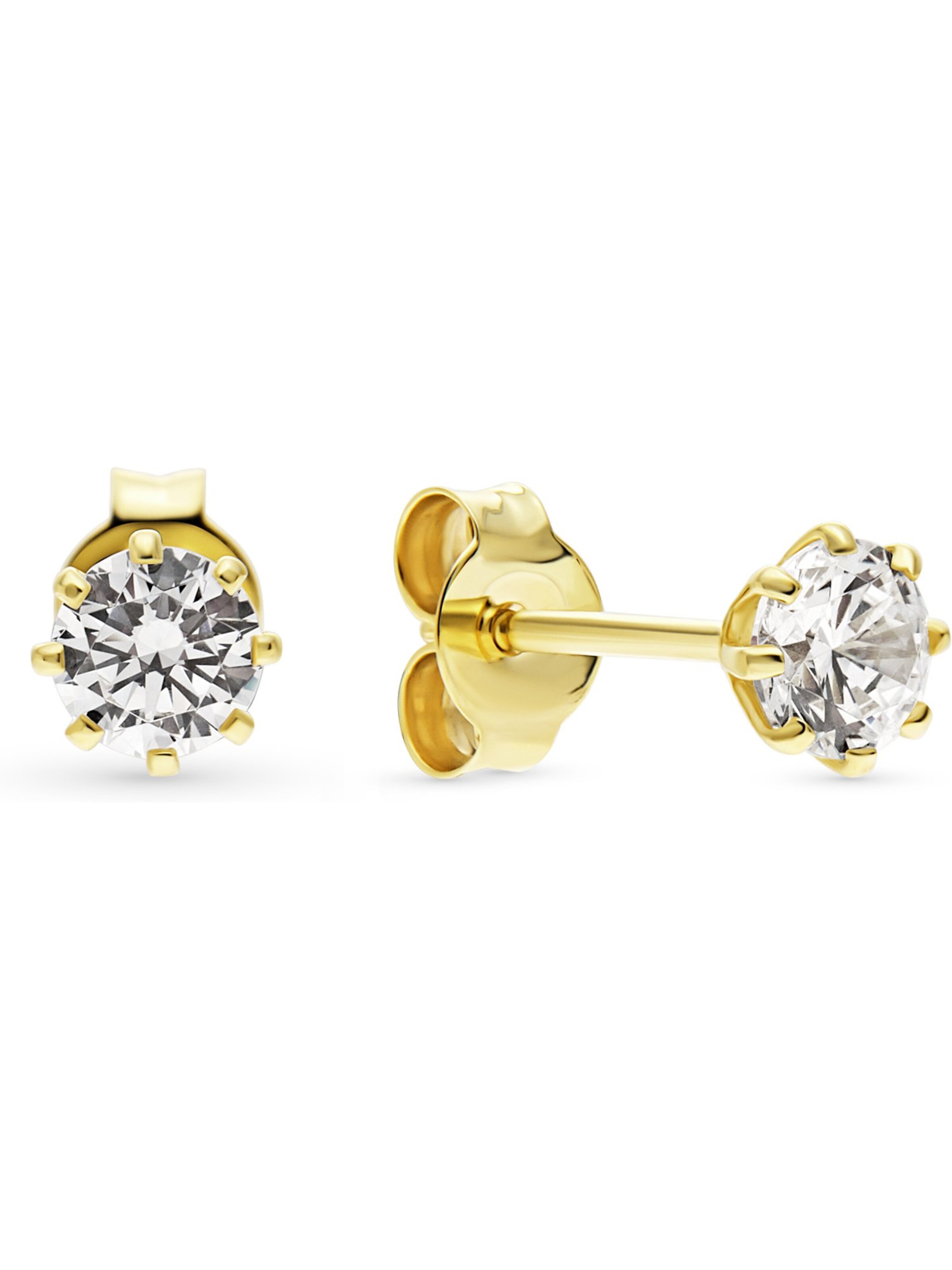 FAVS Ohrringe in Gelb: Vorderseite