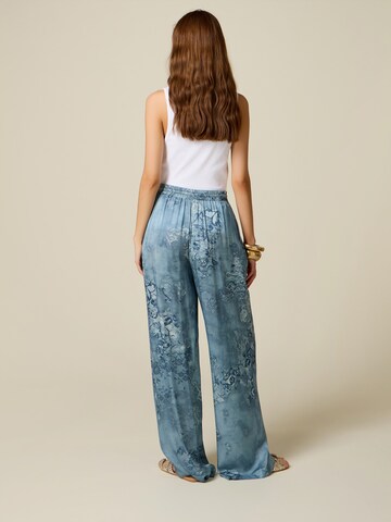 oltre Baggy Trousers in Blue