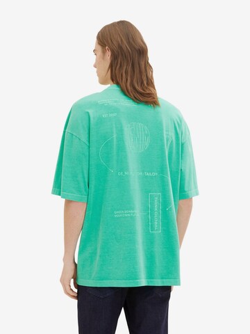 Tricou de la TOM TAILOR DENIM pe verde